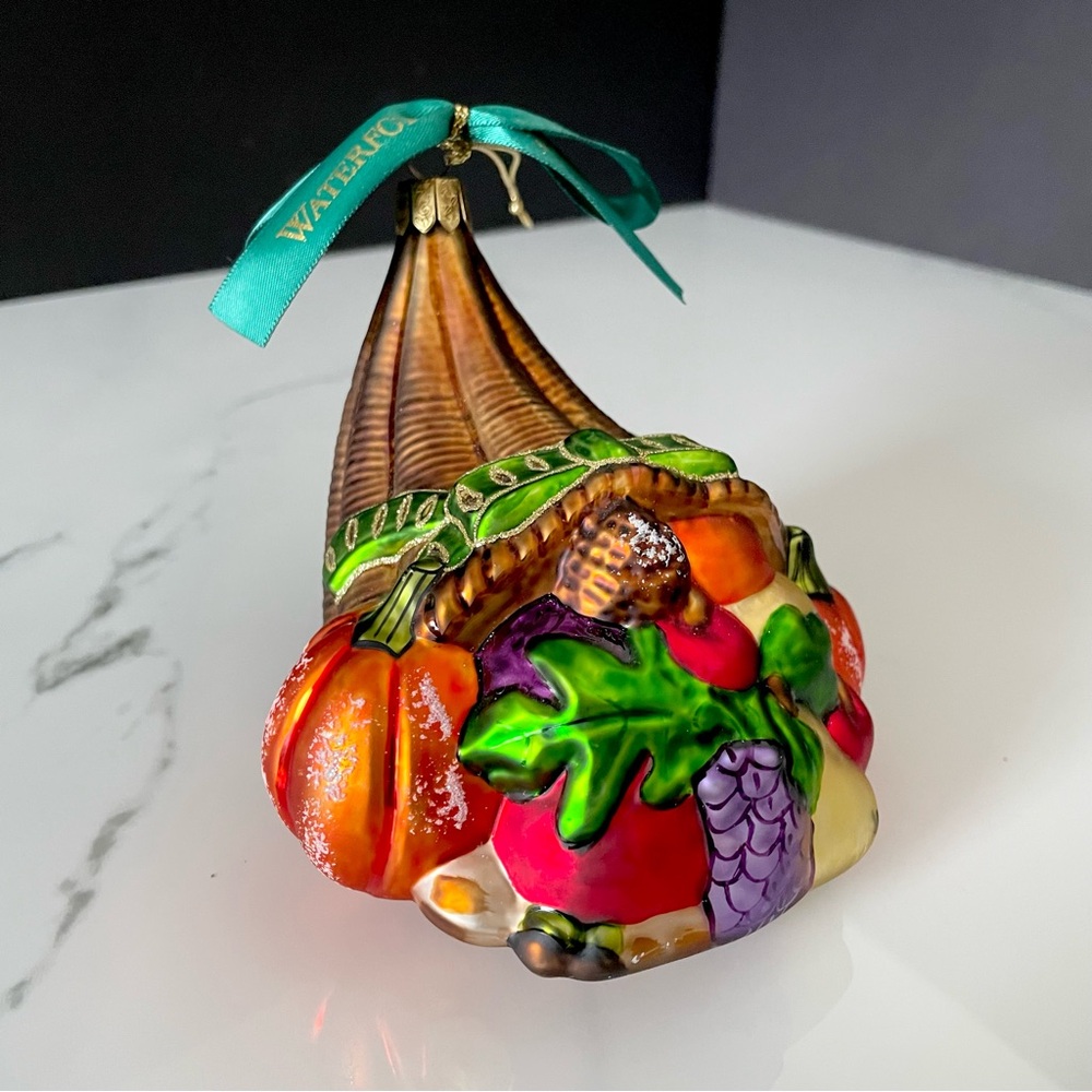 Holiday Cornucopia Heirloom Ornament by Waterford
